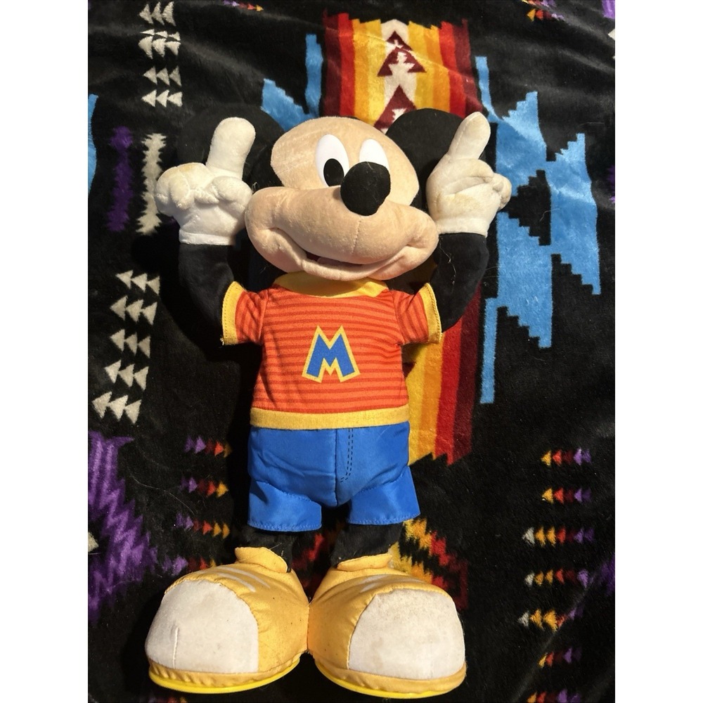 Disney Jr Mickey Mouse "Head Knees Toes" Dance & Sing 16" READ LISTING